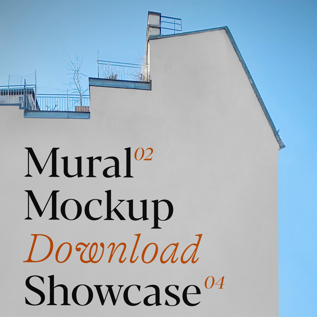 Free Street Mural Mockup — Mr.Mockup