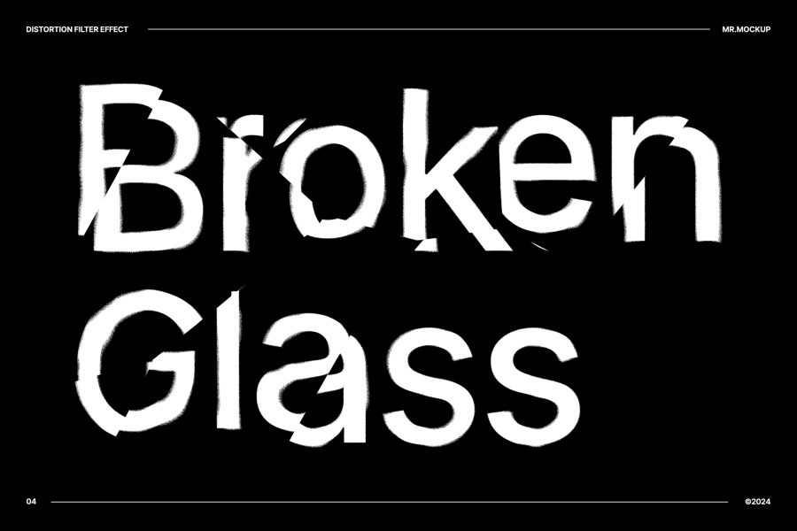 Distortion Filter Effect — Mr.Mockup PSD Mockups & Freebie