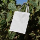Canvas bag hanging on cactus from outdoor apparel mockups vol.2.