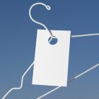 Hanger with tag form outdoor apparel mockups vol.2.