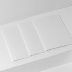 Three a4 white magazines from studio magazine mockups.