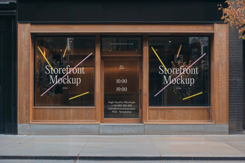 Storefront Mockups 08 SFM — Mr.Mockup