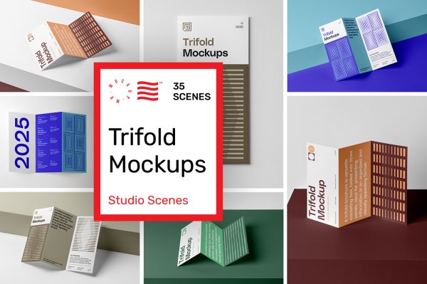 Studio Trifold Mockups