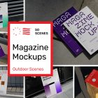 Product cover image from outdoor magazine mockups showing six scenes from the product.