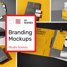 Product cover image from studio stationery mockups showing six scenes from the product.