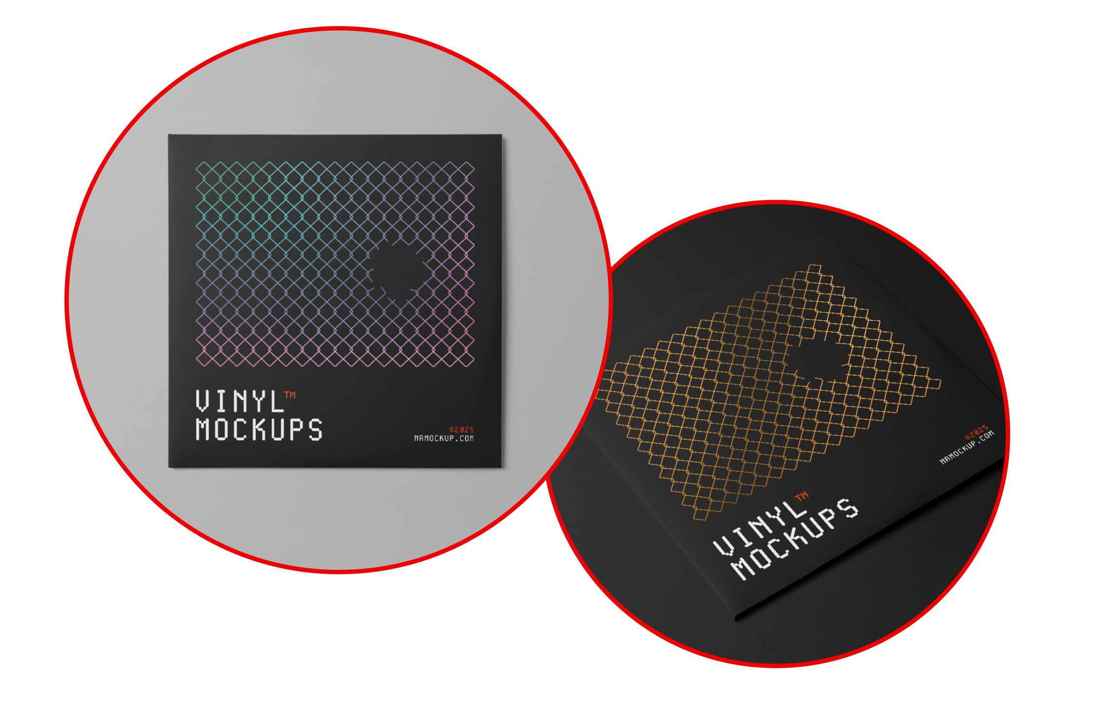 Feature from Vinyl Mockups showing how highly customizable our new product is.