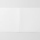 Viewed from above, Vinyl Mockups presents a white open music album cover lying on a white background.