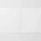 Viewed from above, Vinyl Mockups presents a white open music album cover lying on a white background.