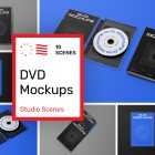 Product cover image from DVD Mockups showing six scenes from the product.