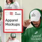 Product cover image from studio apparel mockups showing five scenes from the product.