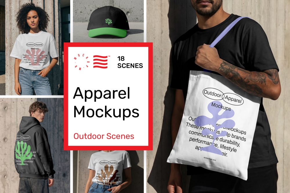 Outdoor Apparel Mockups Vol.3