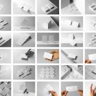 Compilation of all scenes from the Business Card Mockups.
