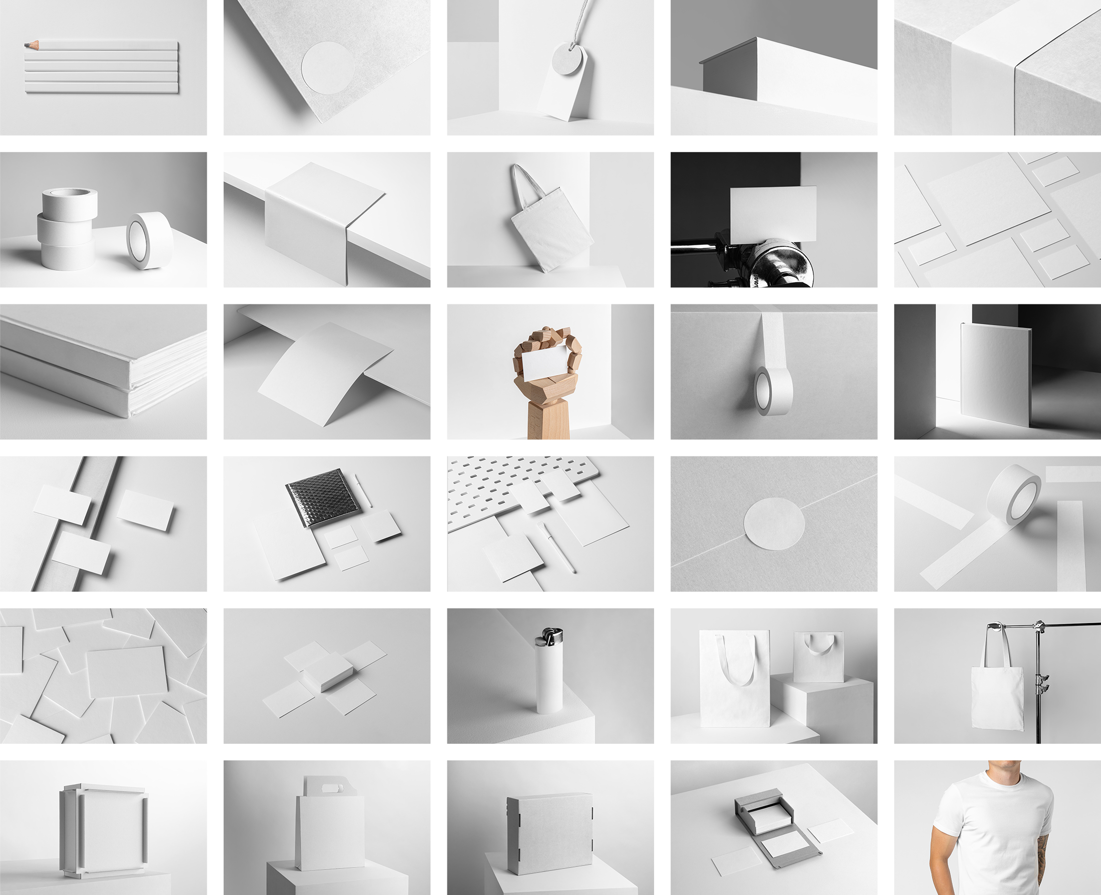 Compilation of all scenes from the Studio Branding Mockups.