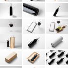 Compilation of all scenes from the Studio Wine Mockups.