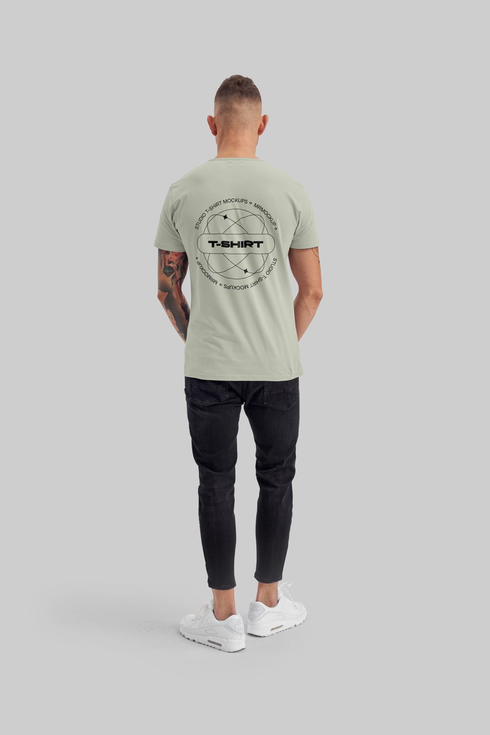 Back T-Shirt Mockup 03 STSM