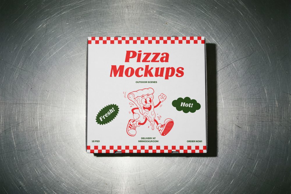 Pizza Box Mockup 02 PZM