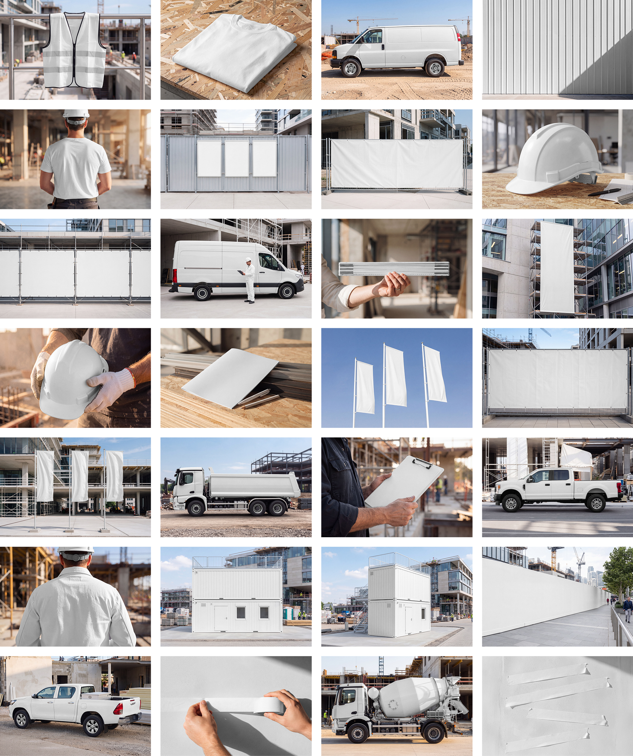 Compilation of all scenes from the Construction Mockups.
